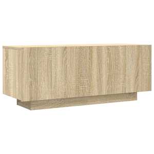 TV skříňka dub sonoma 100 x 35 x 40 cm kompozitní dřevo - obrázek 2