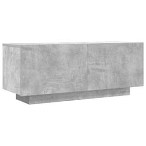 vidaXL telerikapp, betoonhall, 100 x 35 x 40 cm, tehispuit