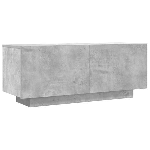 vidaXL telerikapp, betoonhall, 100 x 35 x 40 cm, tehispuit