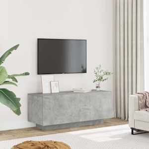 TV skříňka betonově šedá 100x35x40 cm kompozitní dřevo - obrázek 3