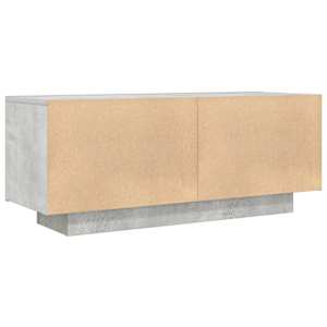 TV skříňka betonově šedá 100x35x40 cm kompozitní dřevo - obrázek 5