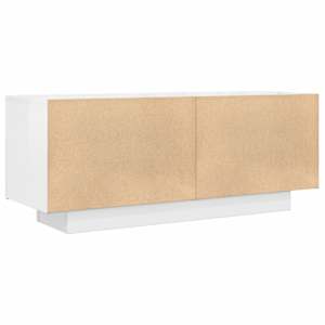 TV skříňka lesklá bílá 100x35x40 cm kompozitní dřevo - obrázek 6