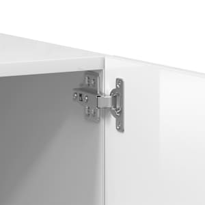 TV skříňka lesklá bílá 100x35x40 cm kompozitní dřevo - obrázek 9