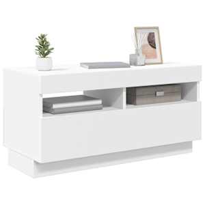 TV skříňka s LED osvětlením bílá 80 x 35 x 40 cm - obrázek 15