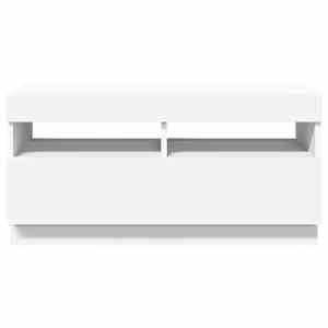 TV skříňka s LED osvětlením bílá 80 x 35 x 40 cm - obrázek 8