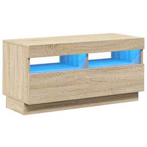 TV skříňka s LED osvětlením dub sonoma 80 x 35 x 40 cm - obrázek 2