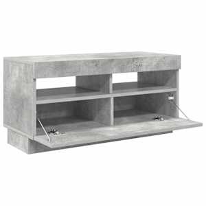 TV skříňka s LED osvětlením betonově šedá 80 x 35 x 40 cm - obrázek 8