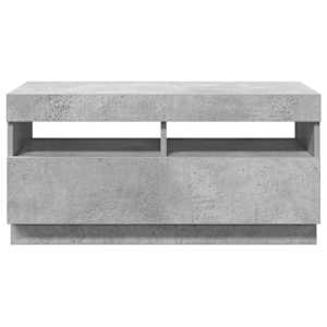 TV skříňka s LED osvětlením betonově šedá 80 x 35 x 40 cm - obrázek 9
