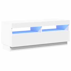 TV skříňka s LED osvětlením bílá 100 x 35 x 40 cm - obrázek 2