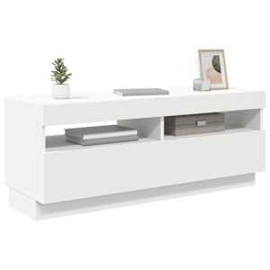 TV skříňka s LED osvětlením bílá 100 x 35 x 40 cm - obrázek 16