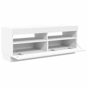 TV skříňka s LED osvětlením bílá 100 x 35 x 40 cm - obrázek 8