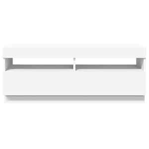 TV skříňka s LED osvětlením bílá 100 x 35 x 40 cm - obrázek 9