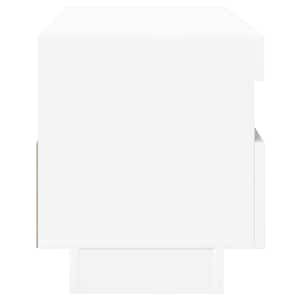 TV skříňka s LED osvětlením bílá 100 x 35 x 40 cm - obrázek 11