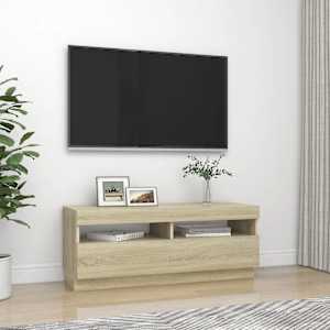 TV skříňka s LED osvětlením dub sonoma 100 x 35 x 40 cm - obrázek 6