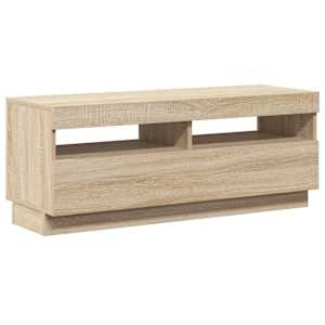 TV skříňka s LED osvětlením dub sonoma 100 x 35 x 40 cm - obrázek 7