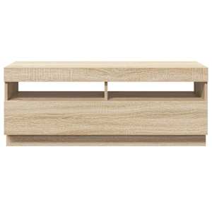 TV skříňka s LED osvětlením dub sonoma 100 x 35 x 40 cm - obrázek 9