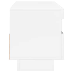 TV skříňka s LED osvětlením bílá s vysokým leskem 100x35x40 cm - obrázek 11