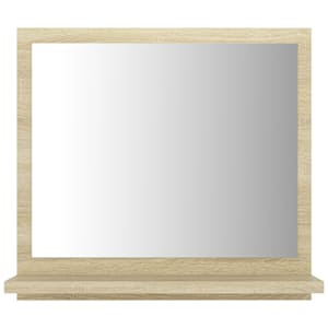 Koupelnové zrcadlo dub sonoma 40x10,5x37 cm kompozitní dřevo - obrázek 4