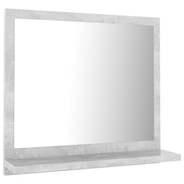 vidaXL vannitoa peeglikapp betoonhall 40x10,5x37 cm tehispuit
