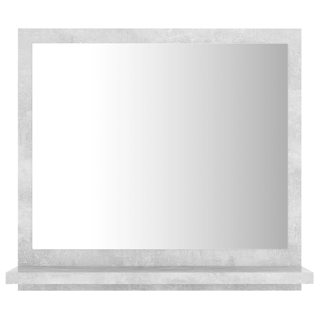 Badspiegel Betongrau 40×10,5×37 cm Spanplatte