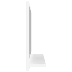 Koupelnové zrcadlo bílé vysoký lesk 40x10,5x37 cm dřevotříska - obrázek 5