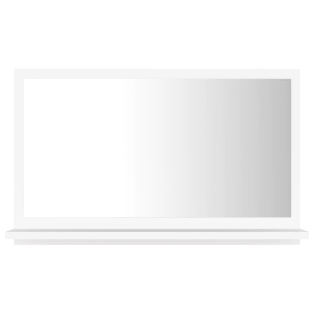 Badspiegel Weiß 60×10,5×37 cm Spanplatte