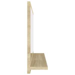 Koupelnové zrcadlo dub sonoma 60x10,5x37 cm kompozitní dřevo - obrázek 5