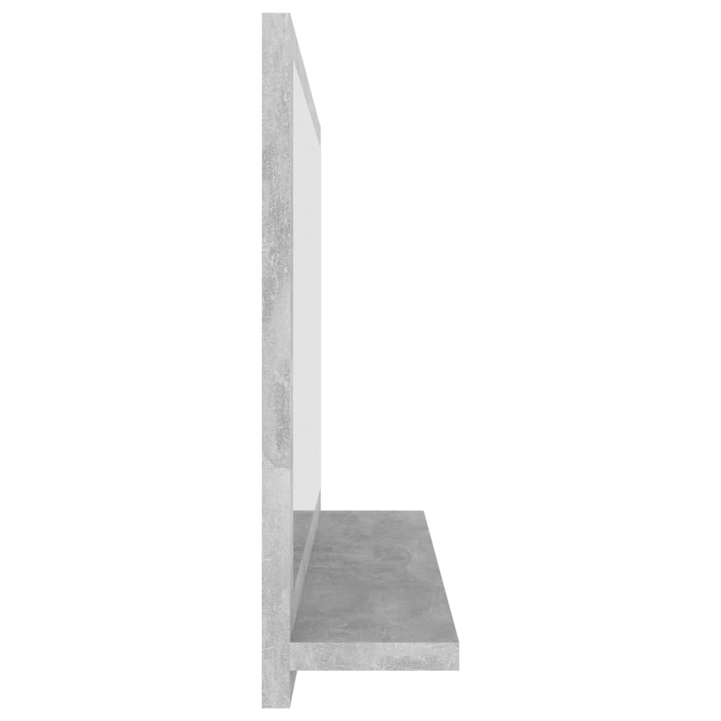 Badspiegel Betongrau 60×10,5×37 cm Spanplatte