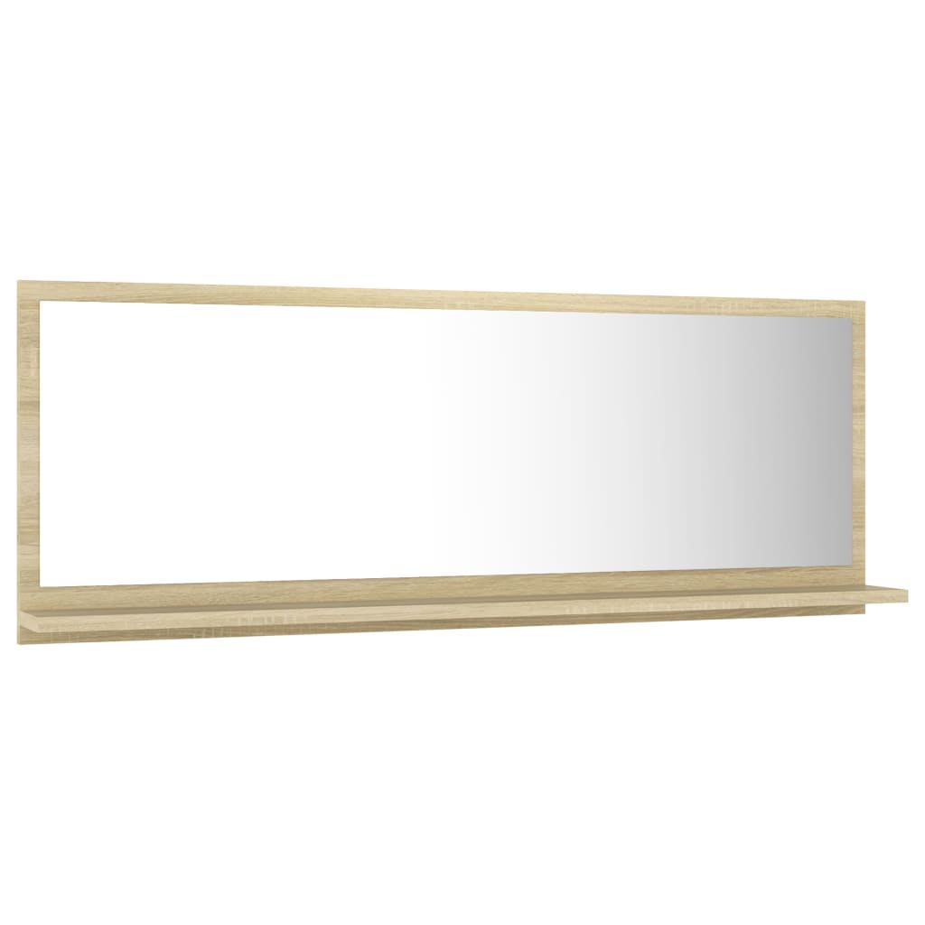 

vidaXL Badkamerspiegel 100x10,5x37 cm spaanplaat sonoma eikenkleurig