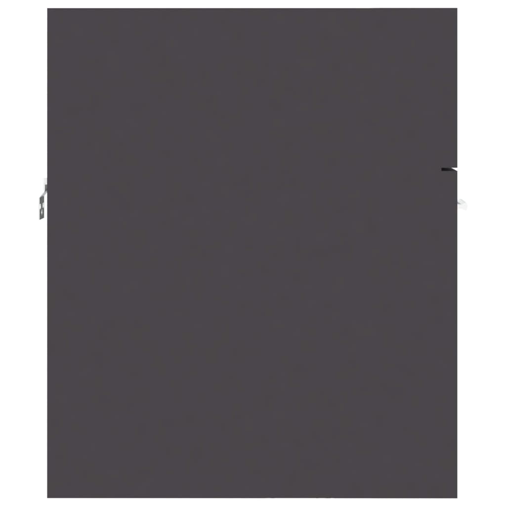 Waschbeckenunterschrank Grau 41×38,5×46 cm Spanplatte