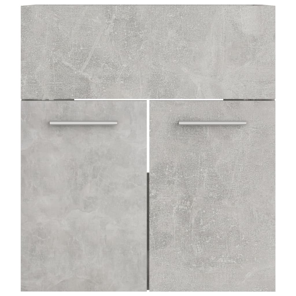 

vidaXL Wastafelkast 41x38,5x46 cm spaanplaat betongrijs