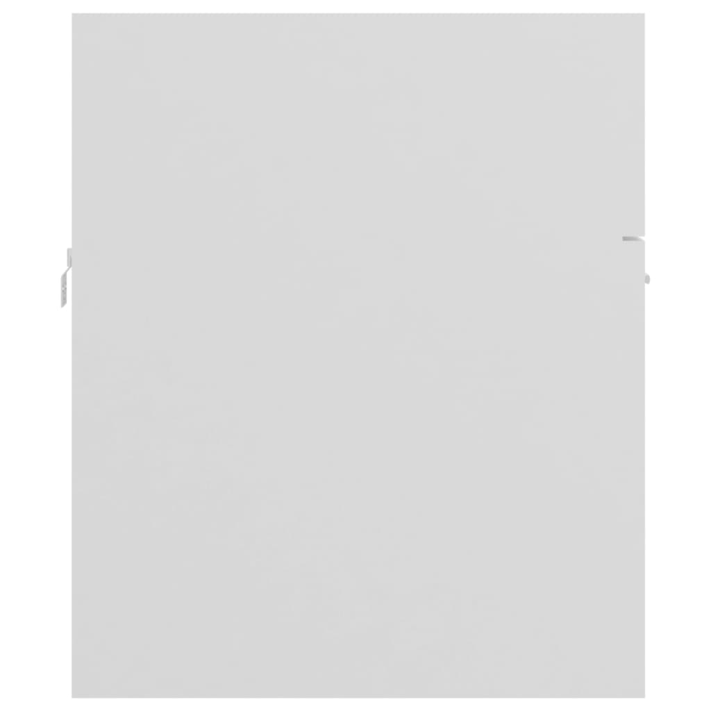 Waschbeckenunterschrank Weiß 80×38,5×46 cm Spanplatte