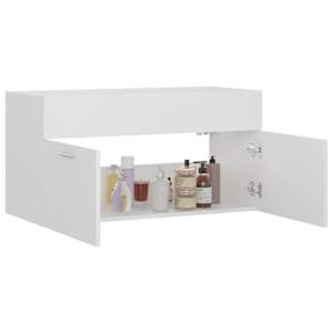 Skříňka pod umyvadlo bílá 90x38,5x46 cm kompozitní dřevo - obrázek 4