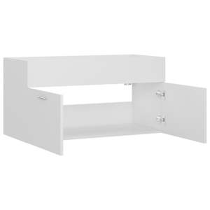 Skříňka pod umyvadlo bílá 90x38,5x46 cm kompozitní dřevo - obrázek 7