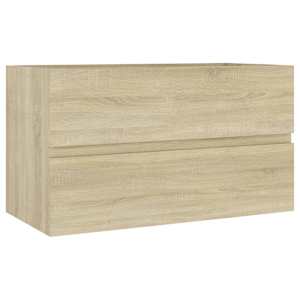 Skříňka pod umyvadlo dub sonoma 80x38,5x45 cm kompozitní dřevo - obrázek 2