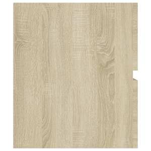 Skříňka pod umyvadlo dub sonoma 80x38,5x45 cm kompozitní dřevo - obrázek 6