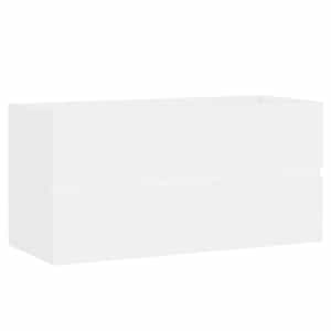 Skříňka pod umyvadlo bílá 90 x 38,5 x 45 cm kompozitní dřevo - obrázek 2