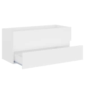 Skříňka pod umyvadlo bílá 100 x 38,5 x 45 cm kompozitní dřevo - obrázek 4