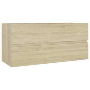 Skříňka pod umyvadlo dub sonoma 100x38,5x45 cm kompozitní dřevo - obrázek 2