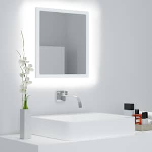 LED koupelnové zrcadlo bílé 40 x 8,5 x 37 cm akrylové - obrázek 1