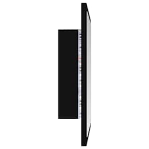 LED koupelnové zrcadlo černé 40 x 8,5 x 37 cm akrylové - obrázek 9