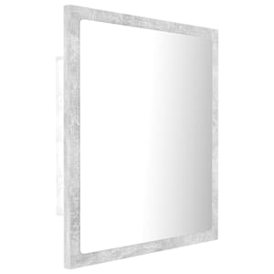 LED koupelnové zrcadlo betonově šedé 90 x 8,5 x 37 cm akrylové - obrázek 9