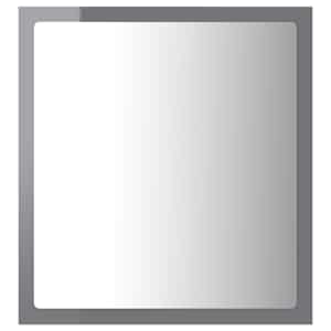 LED koupelnové zrcadlo šedé vysoký lesk 40x8,5x37 cm akrylové - obrázek 3