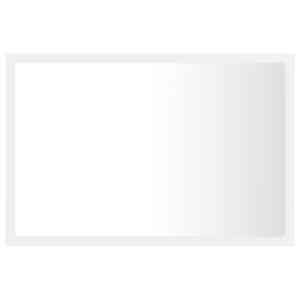 LED koupelnové zrcadlo bílé 60 x 8,5 x 37 cm akrylové - obrázek 3