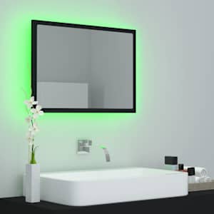 LED koupelnové zrcadlo černé 60 x 8,5 x 37 cm akrylové - obrázek 10