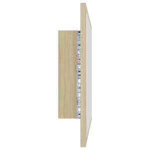 LED koupelnové zrcadlo dub sonoma 60 x 8,5 x 37 cm akrylové - obrázek 5