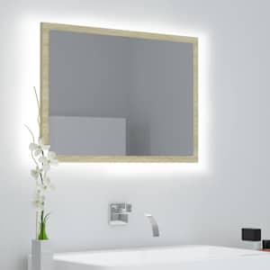 LED koupelnové zrcadlo dub sonoma 60 x 8,5 x 37 cm akrylové - obrázek 9
