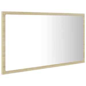 LED koupelnové zrcadlo dub sonoma 80 x 8,5 x 37 cm akrylové - obrázek 6