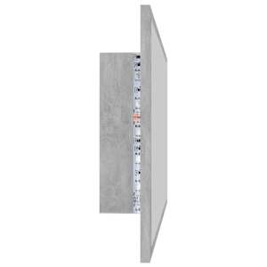 LED koupelnové zrcadlo betonově šedé 80 x 8,5 x 37 cm akrylové - obrázek 8