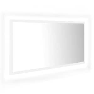 LED koupelnové zrcadlo bílé 90 x 8,5 x 37 cm akrylové - obrázek 2
